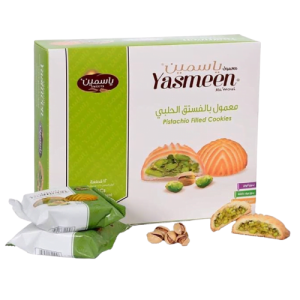 معمول بالفستق الحلبي شركه ياسمين 300 غ 12 حبه