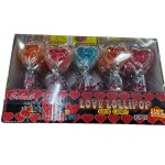 مصاص على شكل قلب 30 حبه