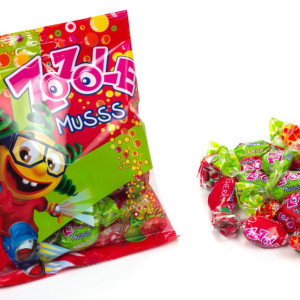 حلاو زوزولي فوار تفاح وكرز وفراوله1000 غ