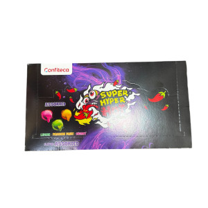 علك سوبر هايبر حار مشكل باشن وليمون وكرز  ٤٠حبة