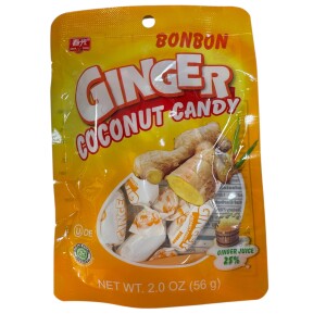 حلوى حليب جوز الهند والزنجبيل 56 غ