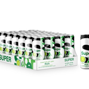 سوبر مشروب غازي موهيتو 250 مل