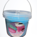 سكر ماكينه شعر بنات لون ازرق 900 غ